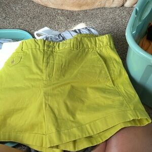 Lime green shorts